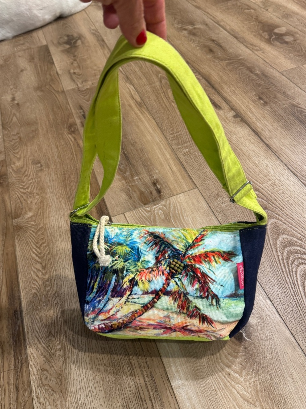 LEOMA LOVEGROVE -Tropical Beach Art Shoulder Bag / Tote
